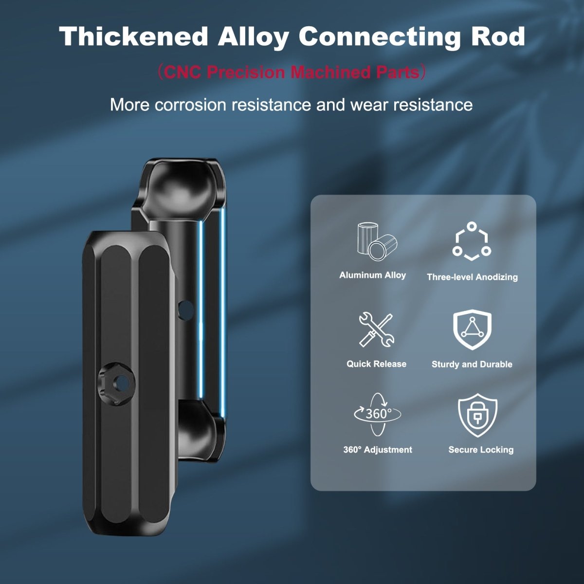 Mechrig Super Clamp Aluminum Alloy Riding Action Camera Mount - Grip Support Store