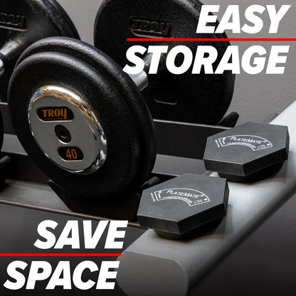 2.5 lb Hex PlateMate (Pair) - Grip Support Store