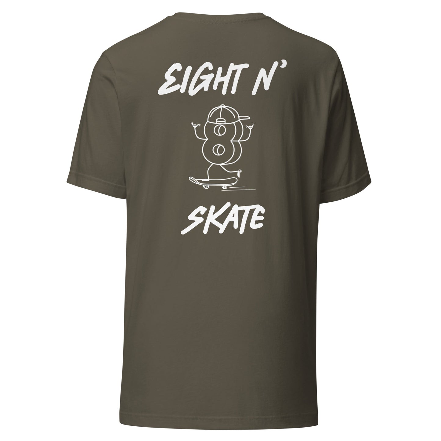 Eight N' Skate 2 Sided T-Shirt - Grip Support Store
