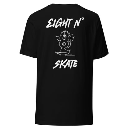 Eight N' Skate 2 Sided T-Shirt - Grip Support Store