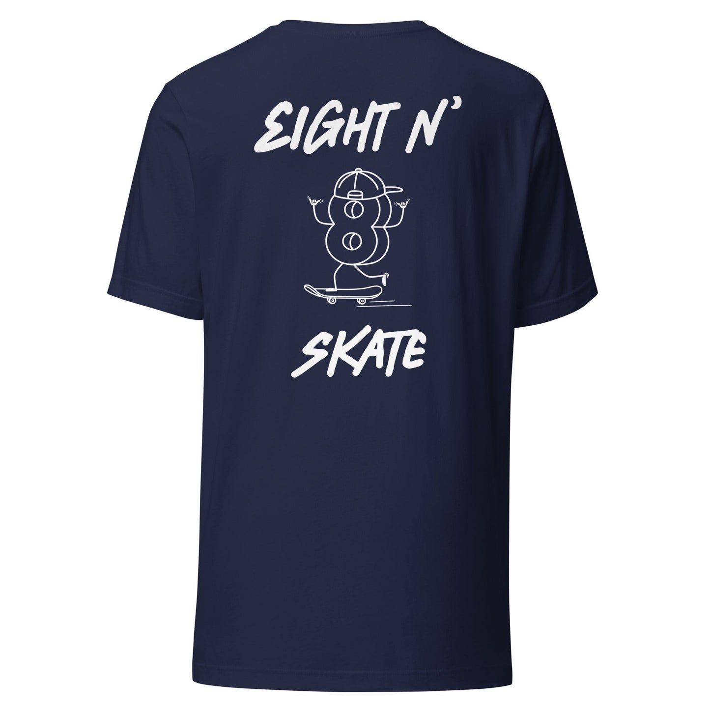 Eight N' Skate 2 Sided T-Shirt - Grip Support Store