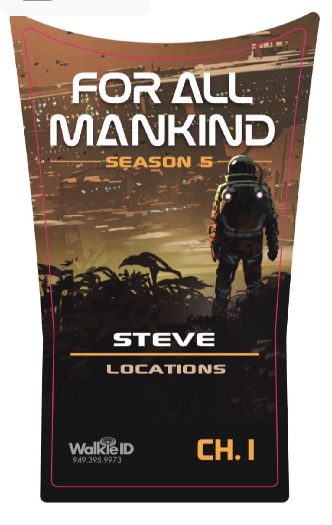 Walkie ID Labels - Customized for your Department - Grip Support Store