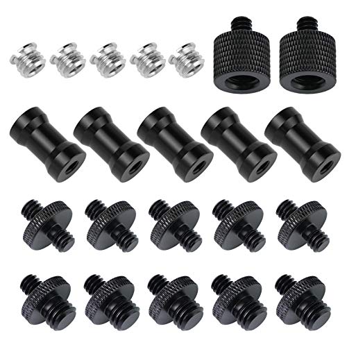 22 Pcs 1/4" - 3/8" Screw Adapter Kit - Grip Support Store
