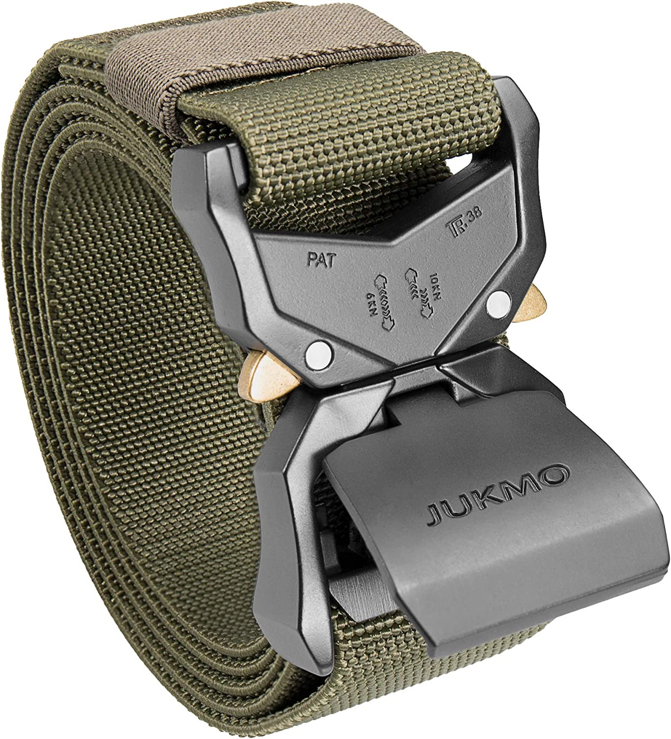 Tactical Rigger Belt,  1.5" Nylon Web Work Belt with Heavy Duty Quick Release Buckle - Grip Support Store
