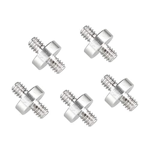 1/4"-20 Male to 1/4"-20 Male Thread Double-Ended Screw Adapter (5 Pieces) - Grip Support Store