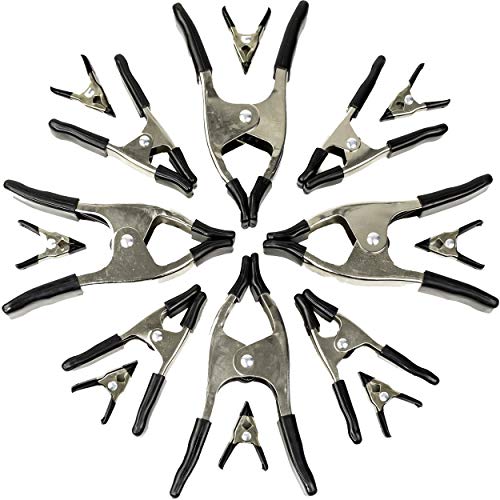 Spring Clamps 16 Piece Set of Grip Clips - Grip Support Store