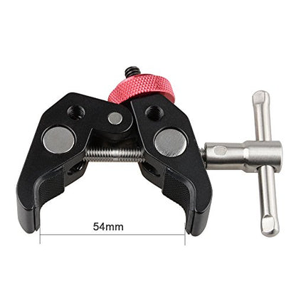 Super Clamp with 1/4"-20 to 1/4"-20 Screw Converter - Grip Support Store