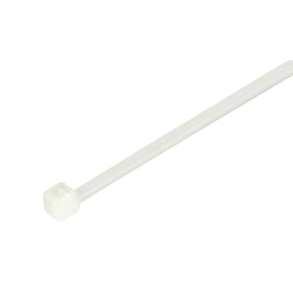 12" White Zip Ties, 100 Pack, 50lb Strength - Grip Support Store