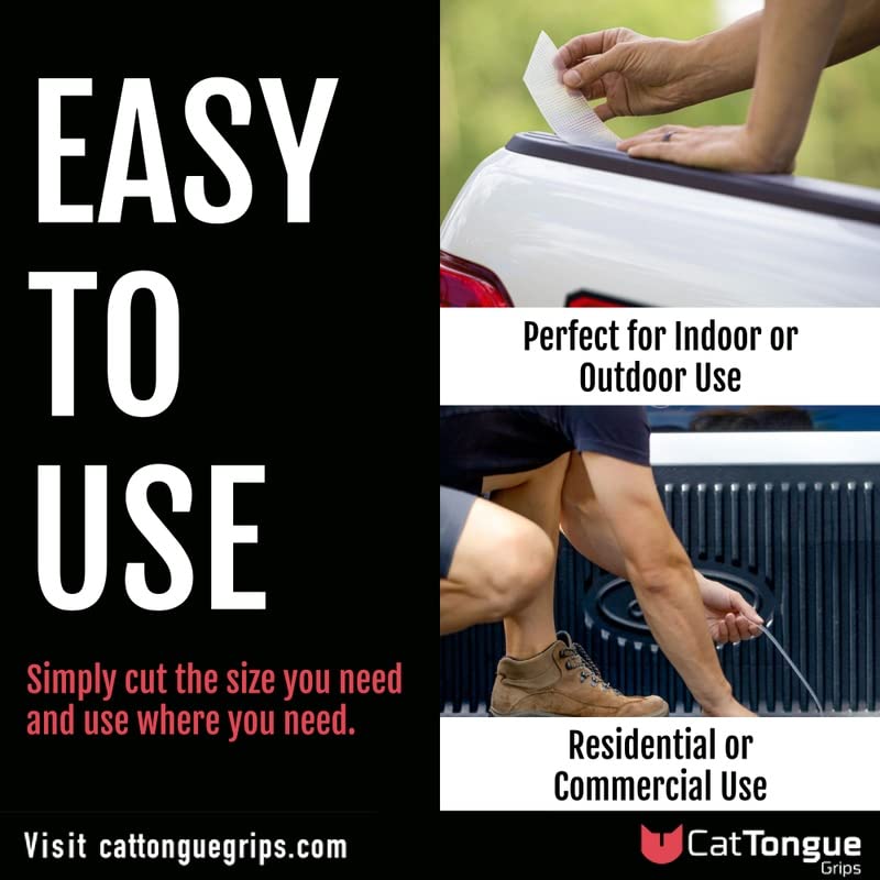 Non-Abrasive Grip Tape - Heavy Duty Waterproof Anti Slip Tape for Indoor & Outdoor Use - Grip Support Store