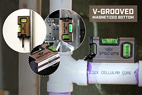 4" Magnetic Pocket Level, Includes Carabiner - Grip Support Store