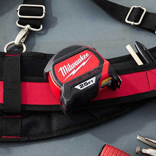 Milwaukee Magnetic Tape Measure 25 ft x 1.83 Inch - Grip Support Store