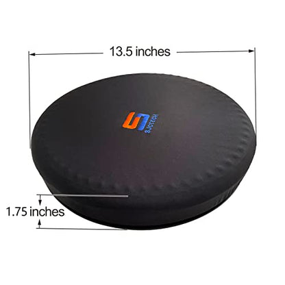 360° Rotating Seat Cushion with memory foam (13.5x13.5x1.75 inches) - Grip Support Store