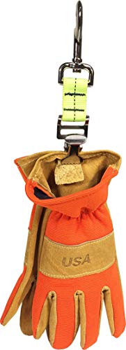 Heavy Duty Glove Holder with Bolt Action Hook and Alligator Clip-  Made in USA - Grip Support Store