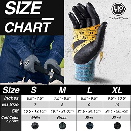 Cold Winter Work Gloves, Breathable - Grip Support Store