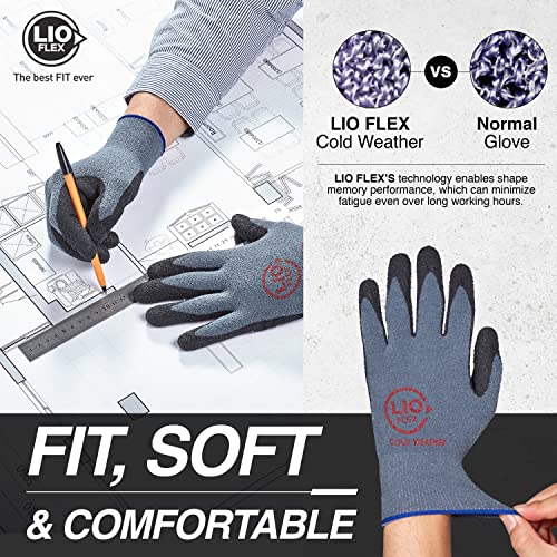Cold Winter Work Gloves, Breathable - Grip Support Store