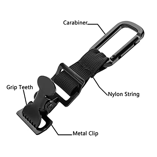 Glove Clip with Metal Carabiner - Grip Support Store