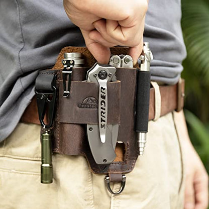 Brown Leather Multitool Pouch - Grip Support Store