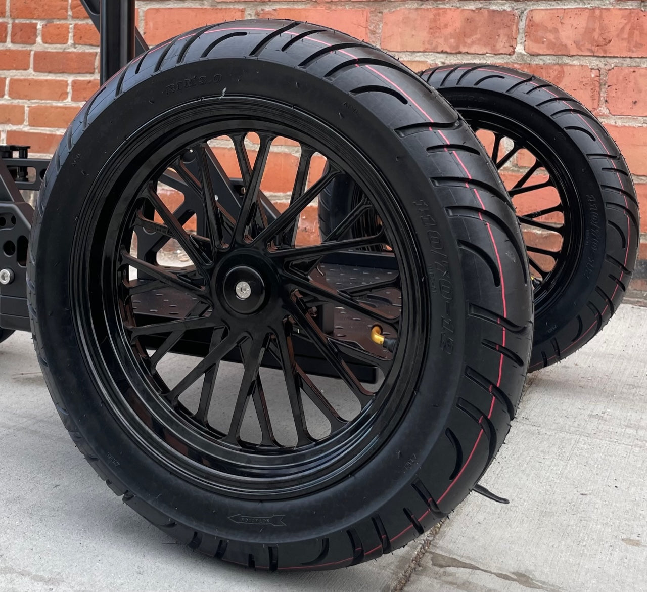 Raptor Rickshaw Mini Spoke Wheels (Pair) - Grip Support Store