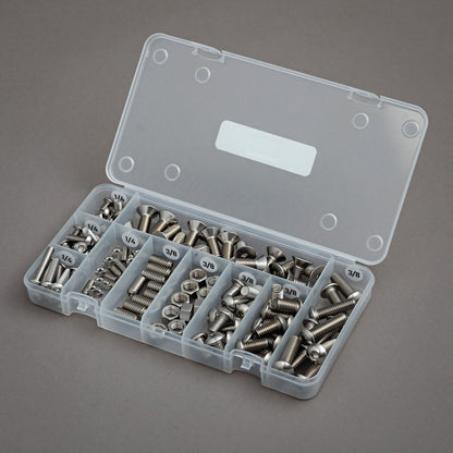1/4 - 3/8 STAINLESS STEEL BOLT SET - Grip Support Store