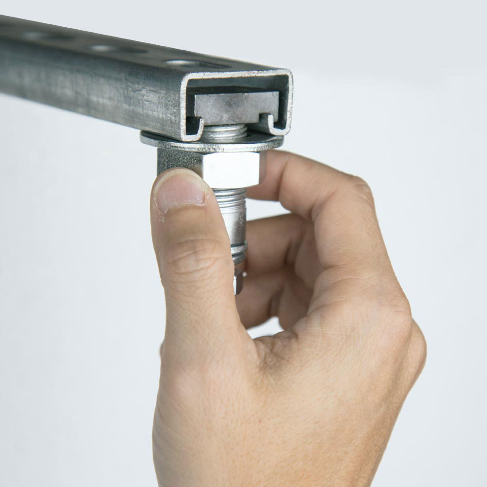 Strut Channel Adapter with 1/2"-13 Nut & Bolt - Grip Support Store