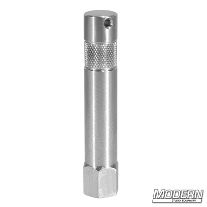 3" Aluminum Baby Pin with 3/8" Female Thread - Grip Support Store