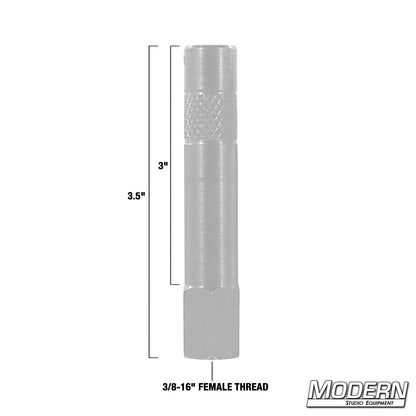 3" Steel Baby Pin with 3/8" Female Thread - Grip Support Store