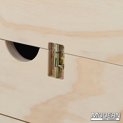 3-Place Scrim and Flag Box with Drawer (Casters Included) - Grip Support Store