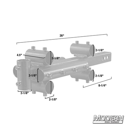 Large Trailer Hitch Adapter for 1-1/2" Speed-Rail® - Grip Support Store